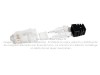 Plug Modular RJ45, UTP Cat6 con insertos, ancla y bota, precio x pieza
